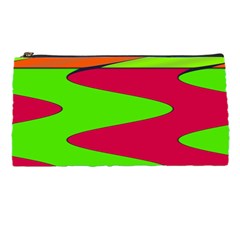 Wavy Design                                                                        	pencil Case by LalyLauraFLM