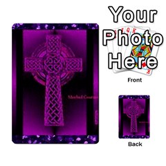 Purple Celtic Cross Multi-purpose Cards (rectangle) 