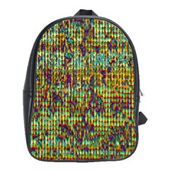 Multicolored Digital Grunge Print School Bags (xl)  by dflcprints