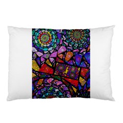 Fractal Stained Glass Pillow Case (two Sides)