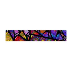 Fractal Stained Glass Flano Scarf (mini)