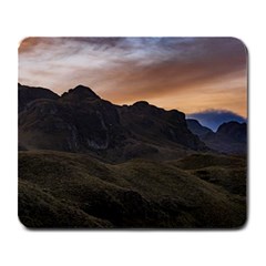 Sunset Scane At Cajas National Park In Cuenca Ecuador Large Mousepads by dflcprints