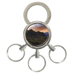 Sunset Scane At Cajas National Park In Cuenca Ecuador 3-ring Key Chains by dflcprints