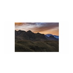 Sunset Scane At Cajas National Park In Cuenca Ecuador Satin Wrap by dflcprints