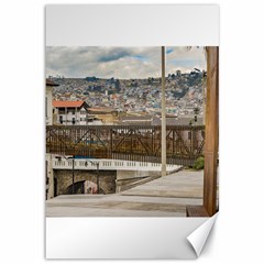 Square At Historic Center Of Quito Ecuador Canvas 12  X 18  