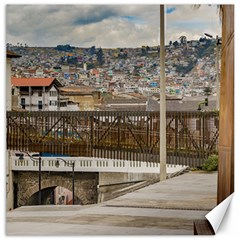 Square At Historic Center Of Quito Ecuador Canvas 20  X 20   by dflcprints