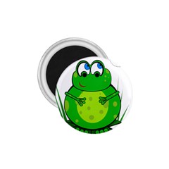 Green Frog 1 75  Magnets by Valentinaart