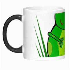 Green Frog Morph Mugs by Valentinaart