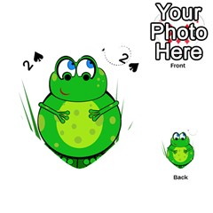 Green Frog Playing Cards 54 (heart) 