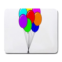 Colorful Balloons Large Mousepads by Valentinaart