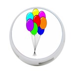 Colorful Balloons 4-Port USB Hub (Two Sides)  Front