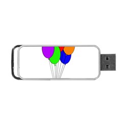 Colorful Balloons Portable Usb Flash (two Sides) by Valentinaart