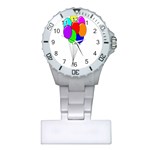 Colorful Balloons Plastic Nurses Watch Front