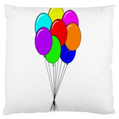 Colorful Balloons Standard Flano Cushion Case (one Side) by Valentinaart