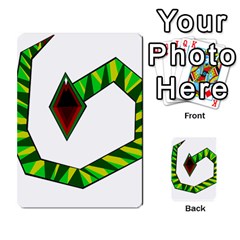 Decorative Snake Multi-purpose Cards (rectangle) 