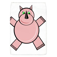 Pink Rhino Flap Covers (s)  by Valentinaart