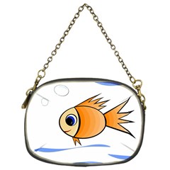 Cute Fish Chain Purses (one Side)  by Valentinaart