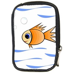 Cute Fish Compact Camera Cases by Valentinaart