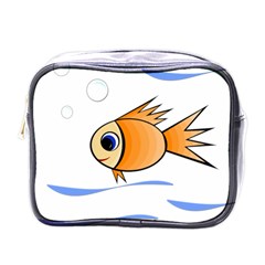 Cute Fish Mini Toiletries Bags by Valentinaart