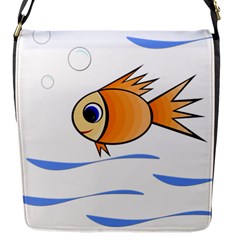 Cute Fish Flap Messenger Bag (s) by Valentinaart