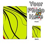 Yellow decorative design Multi-purpose Cards (Rectangle)  Front 35