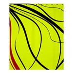 Yellow decorative design Shower Curtain 60  x 72  (Medium)  60 x72  Curtain