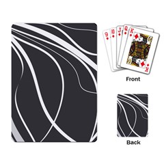 Black And White Elegant Design Playing Card by Valentinaart