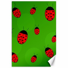 Ladybugs Canvas 20  X 30   by Valentinaart