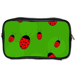 Ladybugs Toiletries Bags 2-side by Valentinaart