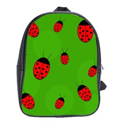 Ladybugs School Bags (xl)  by Valentinaart