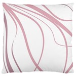 Pink elegant lines Standard Flano Cushion Case (Two Sides) Front