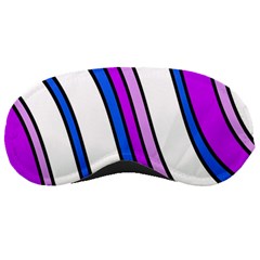 Purple Lines Sleeping Masks by Valentinaart