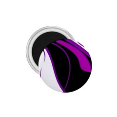 Purple Elegant Lines 1 75  Magnets by Valentinaart