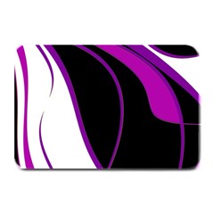 Purple Elegant Lines Plate Mats by Valentinaart