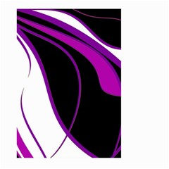 Purple Elegant Lines Large Garden Flag (two Sides) by Valentinaart