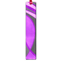 Purple Elegant Lines Large Book Marks by Valentinaart