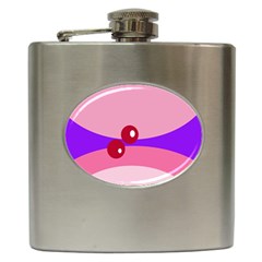 Decorative Abstraction Hip Flask (6 Oz) by Valentinaart