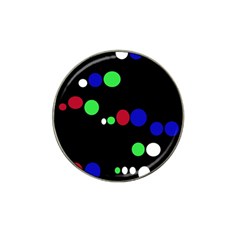 Colorful Dots Hat Clip Ball Marker (10 Pack)