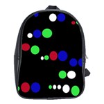 Colorful Dots School Bags(Large)  Front