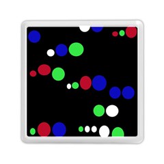 Colorful Dots Memory Card Reader (square)  by Valentinaart