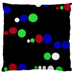 Colorful Dots Standard Flano Cushion Case (one Side) by Valentinaart