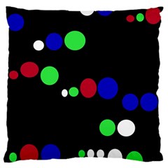 Colorful Dots Standard Flano Cushion Case (two Sides) by Valentinaart