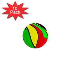 Colors Of Jamaica 1  Mini Magnet (10 Pack)  by Valentinaart