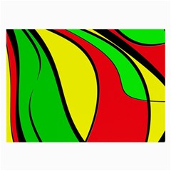 Colors Of Jamaica Large Glasses Cloth (2-side) by Valentinaart