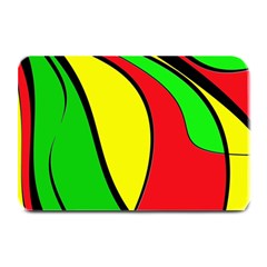 Colors Of Jamaica Plate Mats by Valentinaart