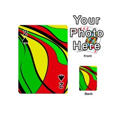 Colors Of Jamaica Playing Cards 54 (mini)  by Valentinaart