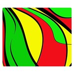 Colors Of Jamaica Double Sided Flano Blanket (Small)  50 x40  Blanket Back