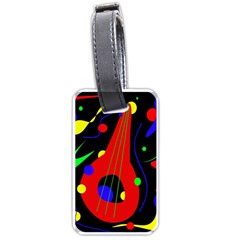 Abstract Guitar  Luggage Tags (one Side)  by Valentinaart