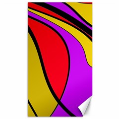 Colorful Lines Canvas 40  X 72   by Valentinaart