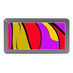 Colorful Lines Memory Card Reader (mini) by Valentinaart